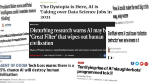 AI fobija: kaip naujienų antraštės formuoja visuomenės baimę dėl dirbtinio