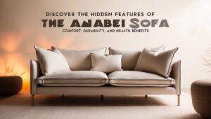 Atraskite paslėptas „Anabei“ sofos savybes: patogumas, ilgaamžiškumas ir nauda sveikatai